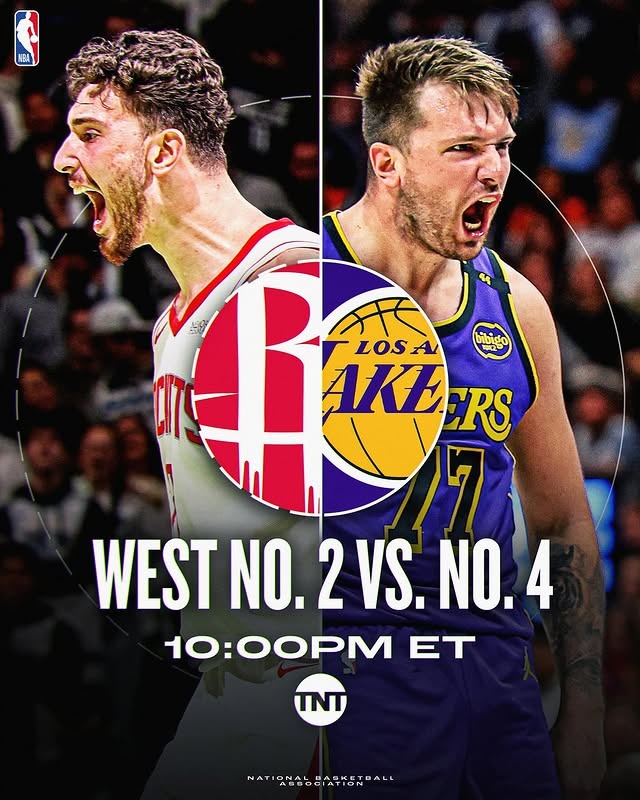 狂野西部焦點大戰(zhàn)！NBA官方發(fā)布火湖大戰(zhàn)海報：申京VS東契奇
