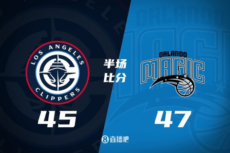 防守大戰(zhàn)！魔術16-5結束上半場47-45快船 班凱羅16分祖巴茨13+10